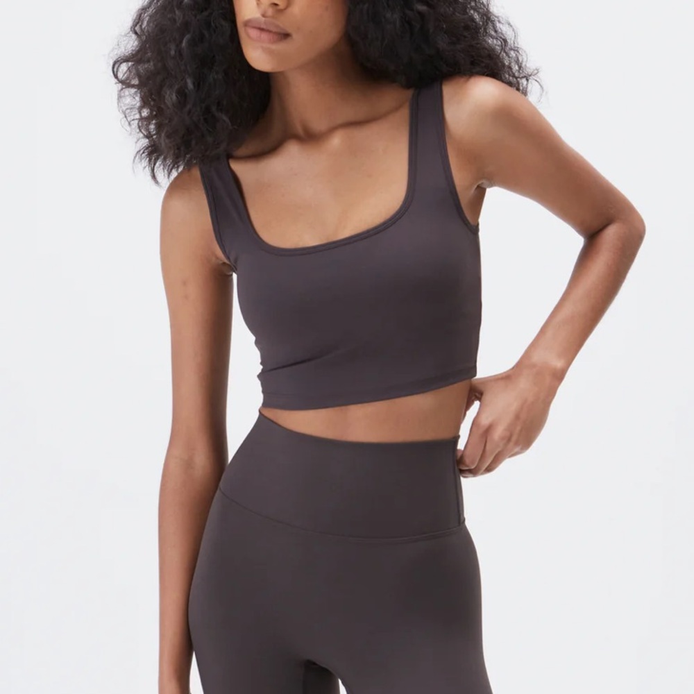 Adanola Ultimate Square Neck Bra Coffee Bean Size Medium